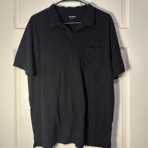 Old Navy Black Polo Shirt
